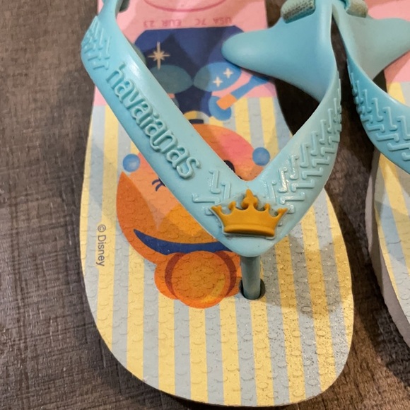 Havaianas Fairy Princess Flip Flops toddler size 2t - Picture 3 of 6